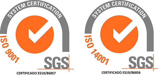 Certificaciones ISO 9001, ISO 14001 y SGS